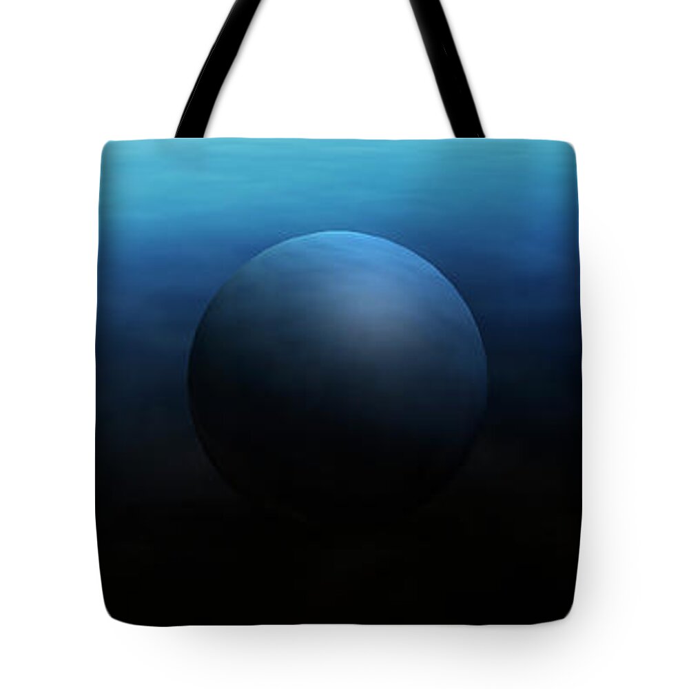 Particles Tote Bag featuring the digital art Sand Sphere by Pelo Blanco Photo