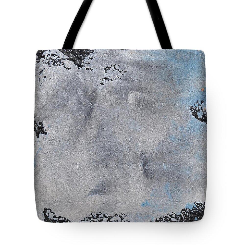 Abstract Tote Bag featuring the painting Sand Tile 214141 by Eduard Meinema