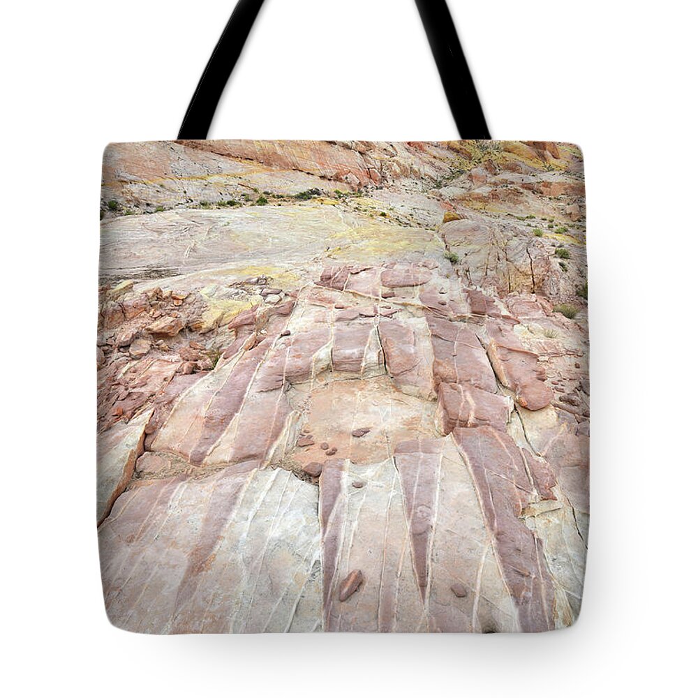 Let Me Know If You Do Decide To Go. I'll Tell You Where All The Good Spots Are Tote Bag featuring the photograph Sandstone Bear Claw in Valley of Fire by Ray Mathis