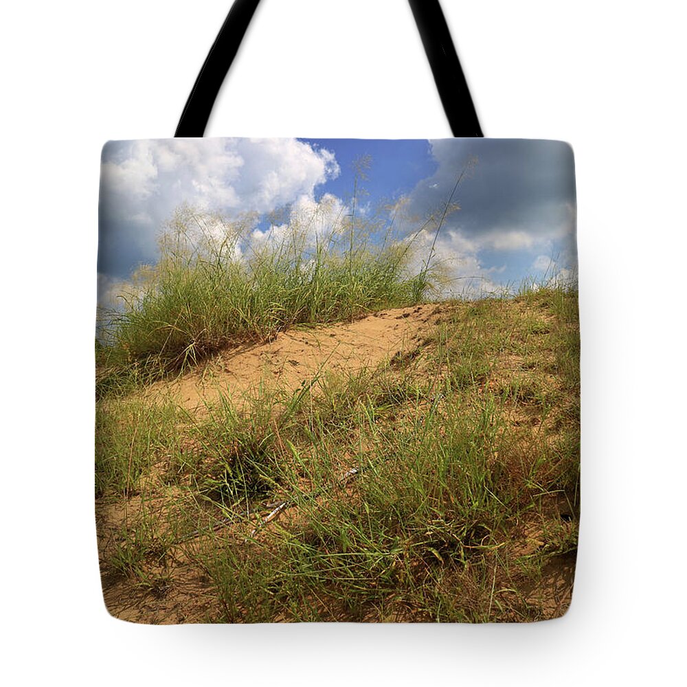Sand Tote Bag featuring the photograph Sandy Prairie by Scott Kingery