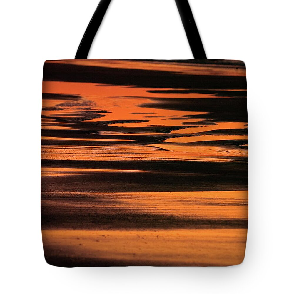 Landscape Tote Bag featuring the photograph Sandy Reflection by Joe Shrader