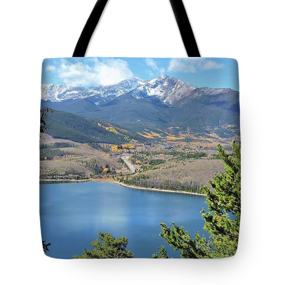 Sapphire Point Tote Bag featuring the photograph Sapphire Point by Connor Beekman