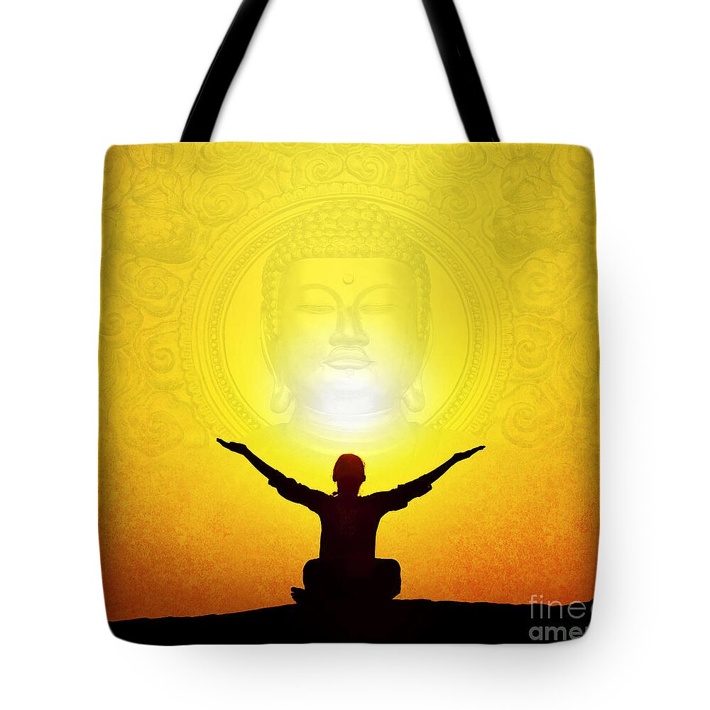 Ethnic Tote Bag featuring the photograph Sat Chit Ananda by Tim Gainey