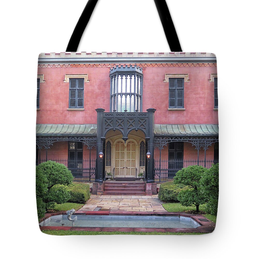 Savannah Tote Bag featuring the photograph Savannah Architecture by Dave Mills