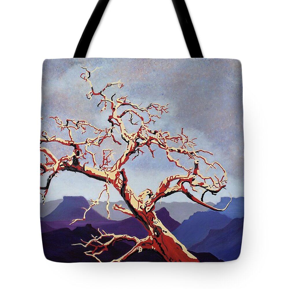 Live Oak Tote Bag featuring the painting Scarlett's Live Oak by Vera Smith
