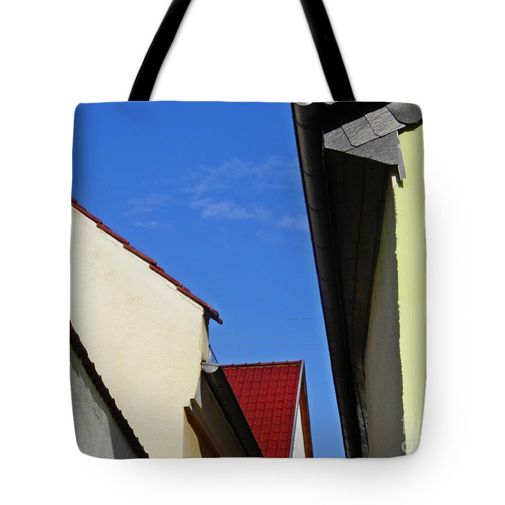 House Tote Bag featuring the photograph Schierstein Geometrics by Sarah Loft