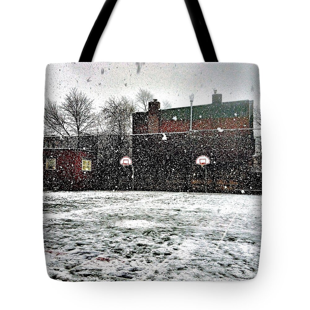 Playground Tote Bag featuring the photograph School's Out by Onedayoneimage Photography