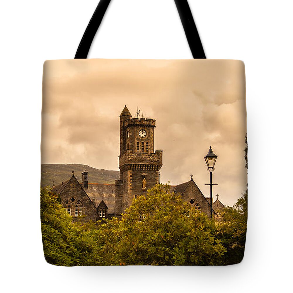 Castle Tote Bag featuring the photograph Scottish Abbey by Kathleen McGinley