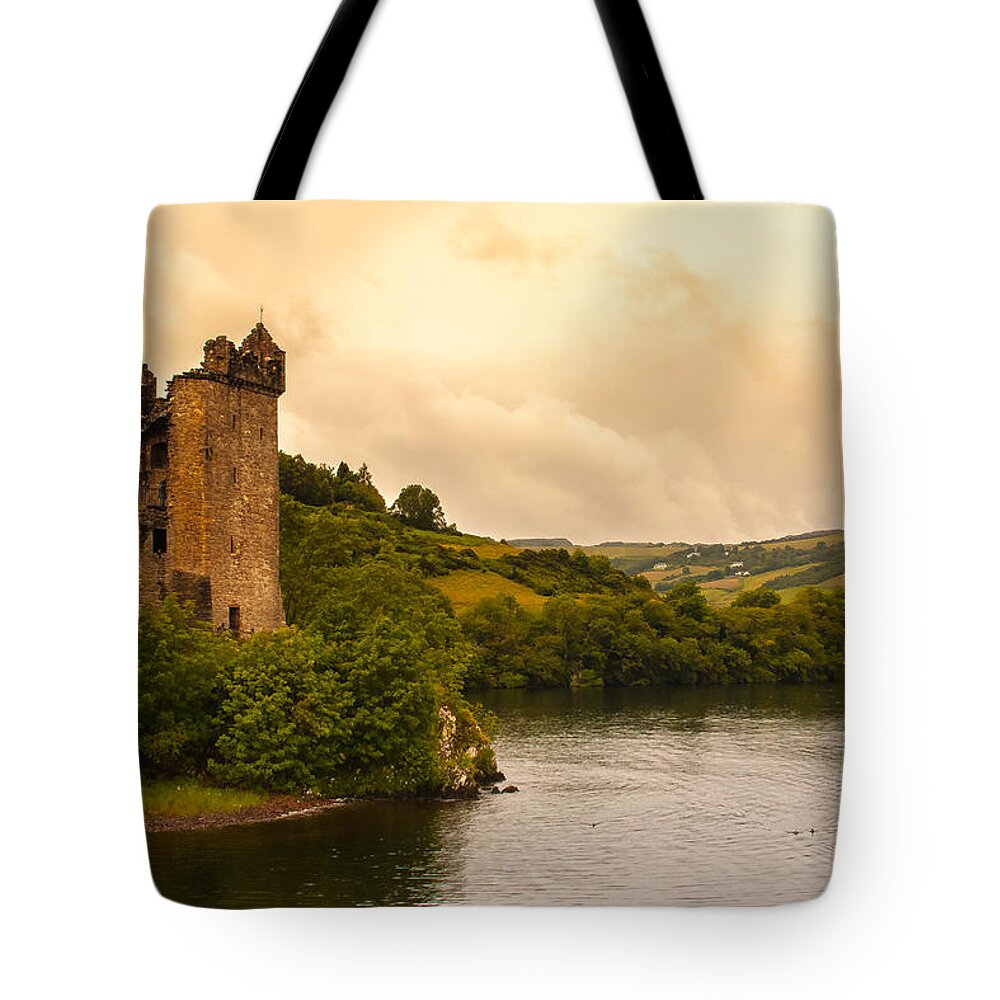 Castle Tote Bag featuring the photograph Scottish Castle by Kathleen McGinley