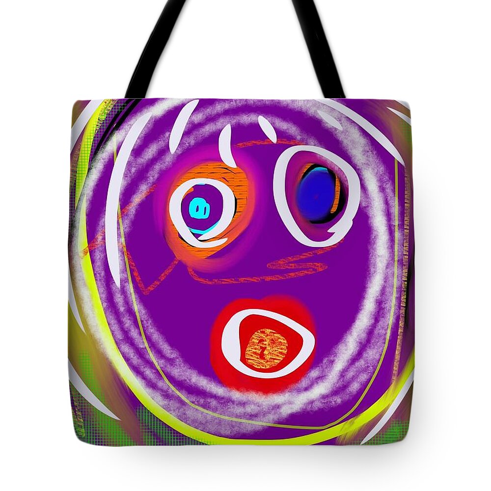Susan Fielder Art Tote Bag featuring the digital art Screaming for Attention by Susan Fielder