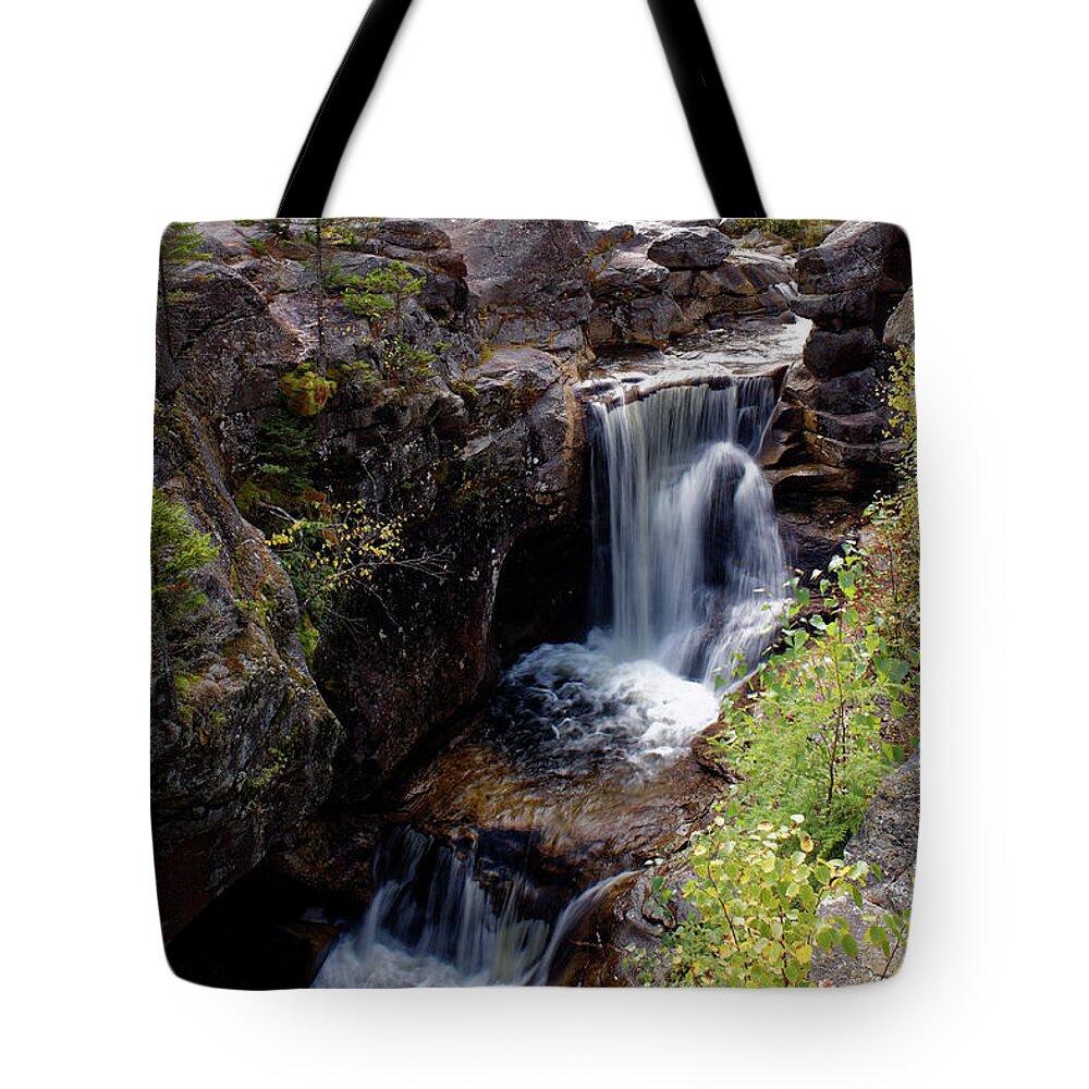 Waterfall Tote Bag featuring the photograph Screw Auger Falls by Kevin Shields