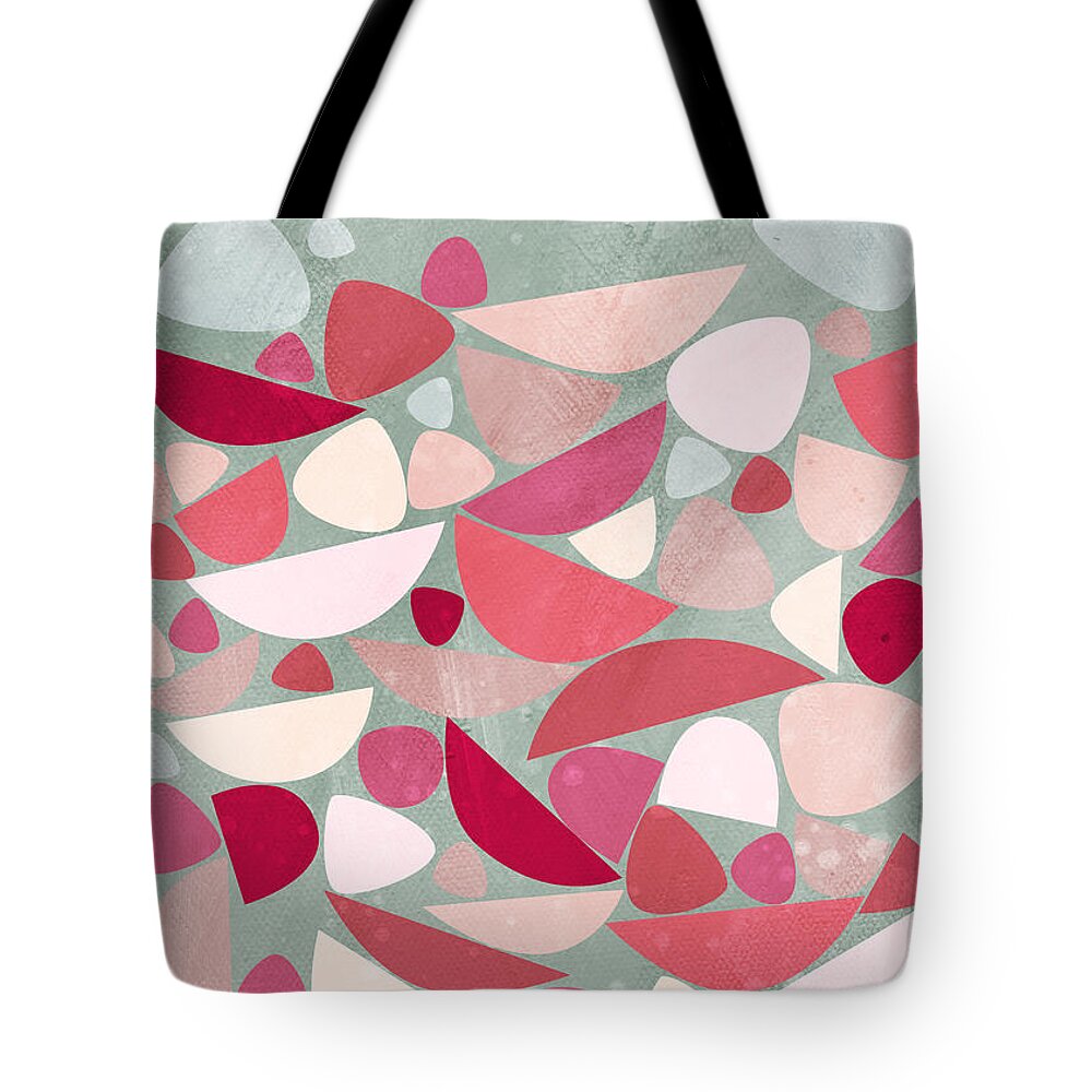 Abstract Tote Bag featuring the painting Sea Bed by Nic Squirrell