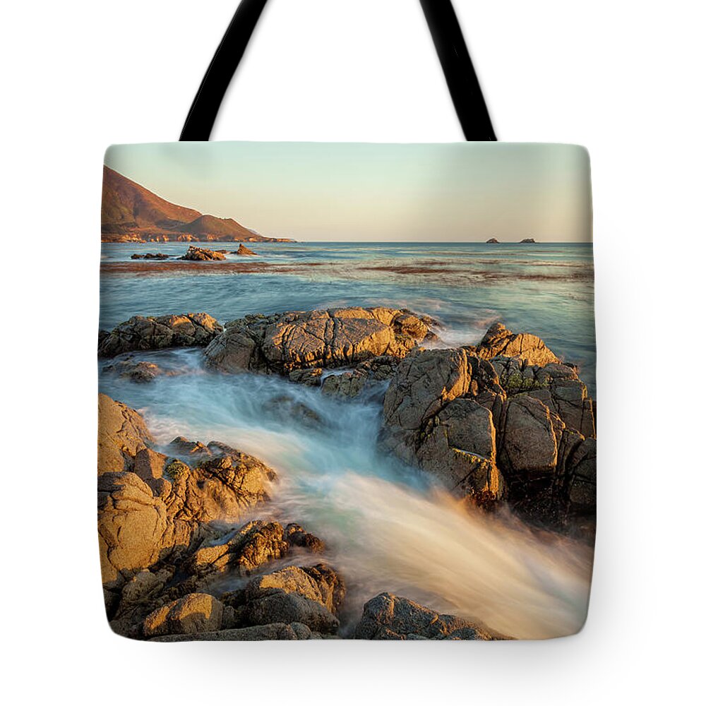 Landscape Tote Bag featuring the photograph Sea-Falls by Jonathan Nguyen