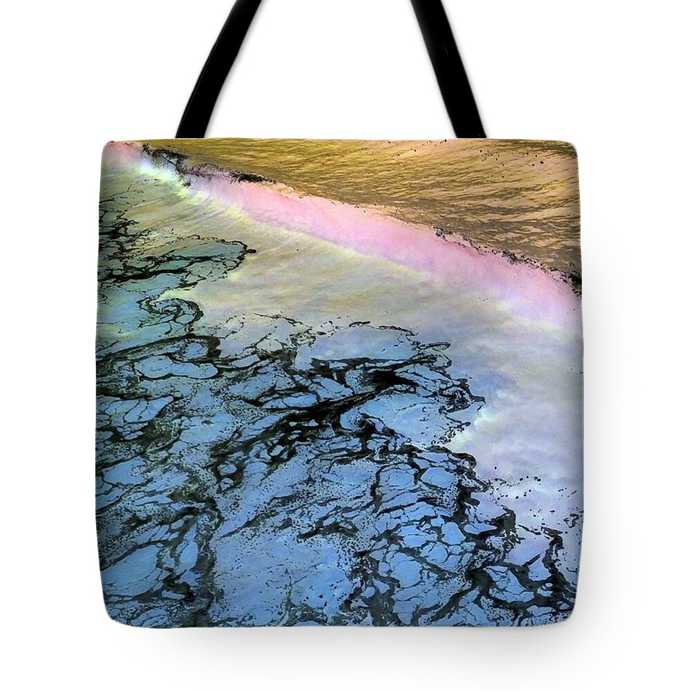 Sea Tote Bag featuring the photograph Sea Foam Pink by J R Yates