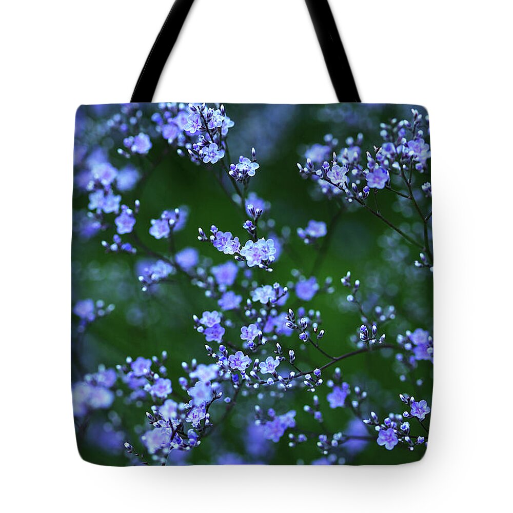 Sea Lavender Tote Bag featuring the photograph Sea Lavender by Debbie Oppermann