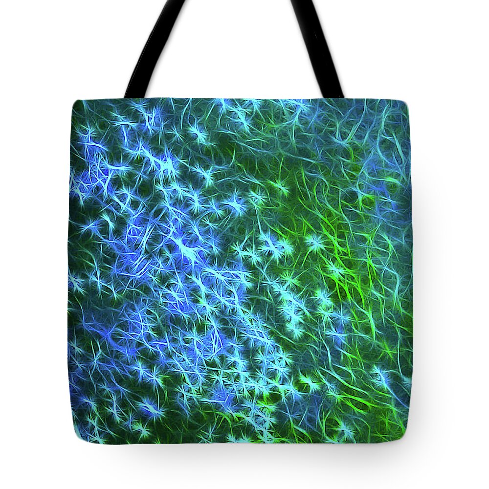 Wall Décor Tote Bag featuring the photograph Sea of Blue and Green by Coke Mattingly