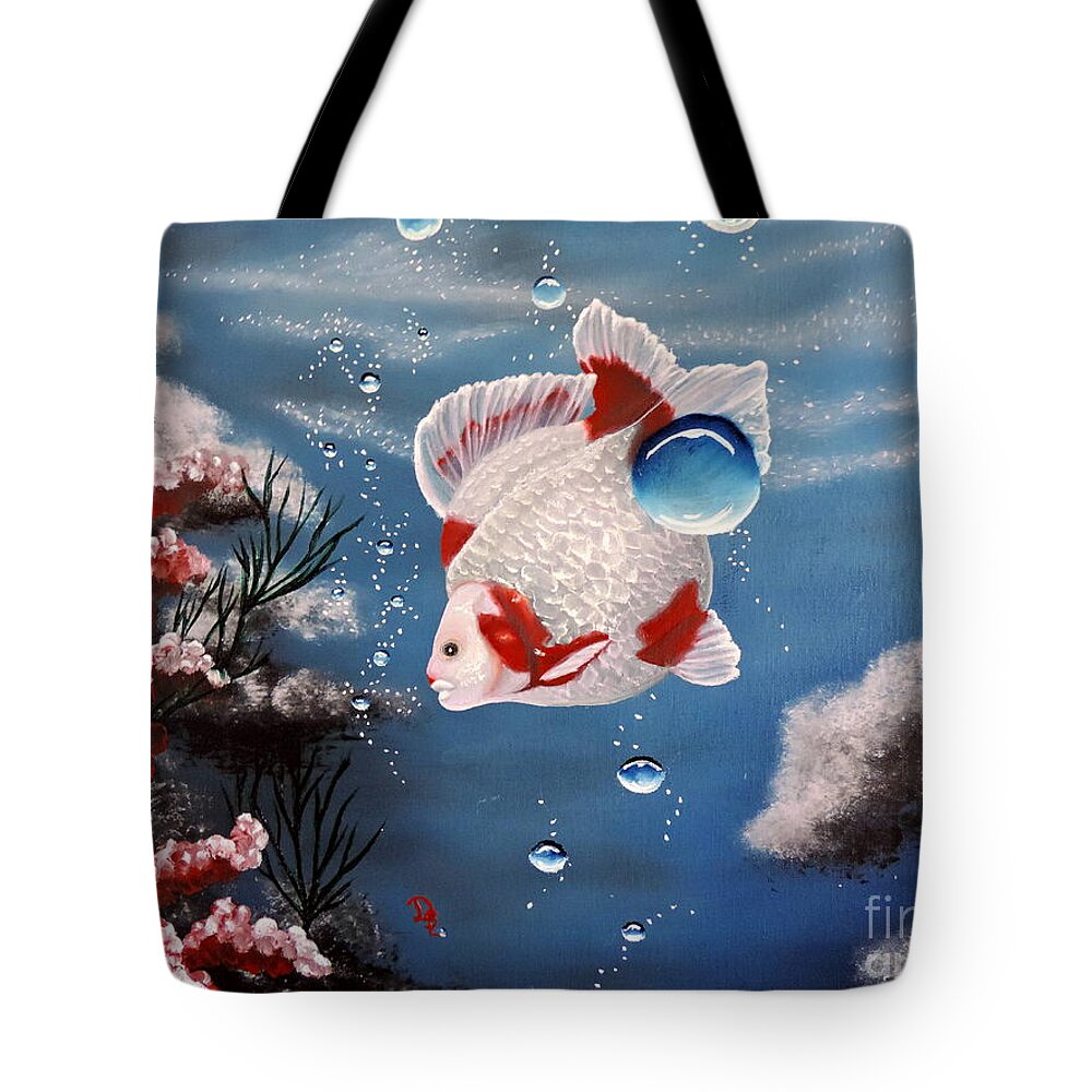 Blues Tote Bag featuring the painting Sea Princess by Dianna Lewis