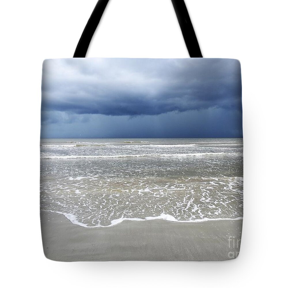 Sea Tote Bag featuring the photograph Sea Storm by Jan Gelders