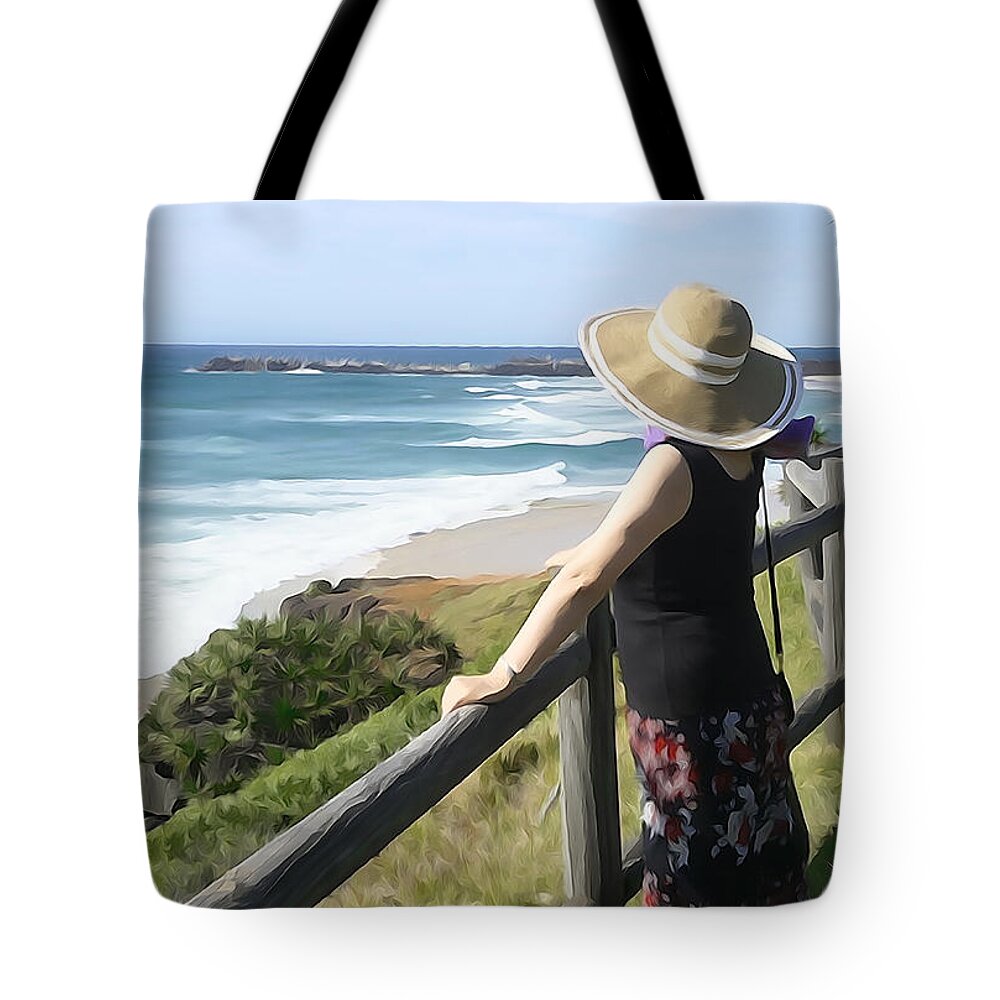 Australia Tote Bag featuring the photograph Sea Watch by Dennis Cox