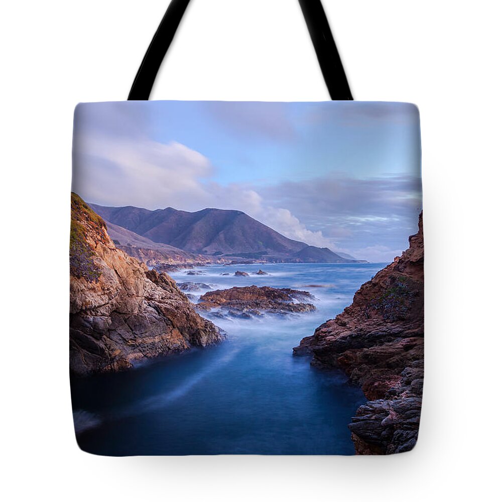 Landscape Tote Bag featuring the photograph SeaGate by Jonathan Nguyen