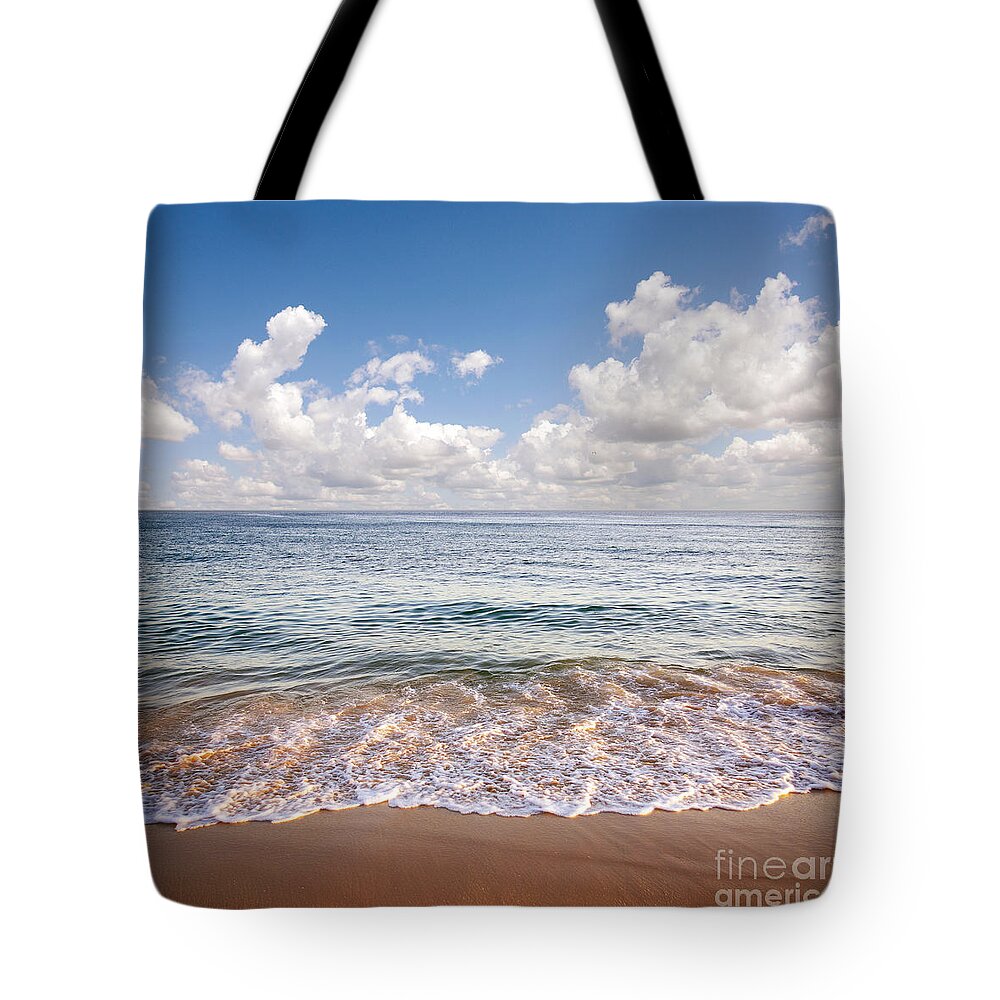 Background Tote Bag featuring the photograph Seascape by Carlos Caetano