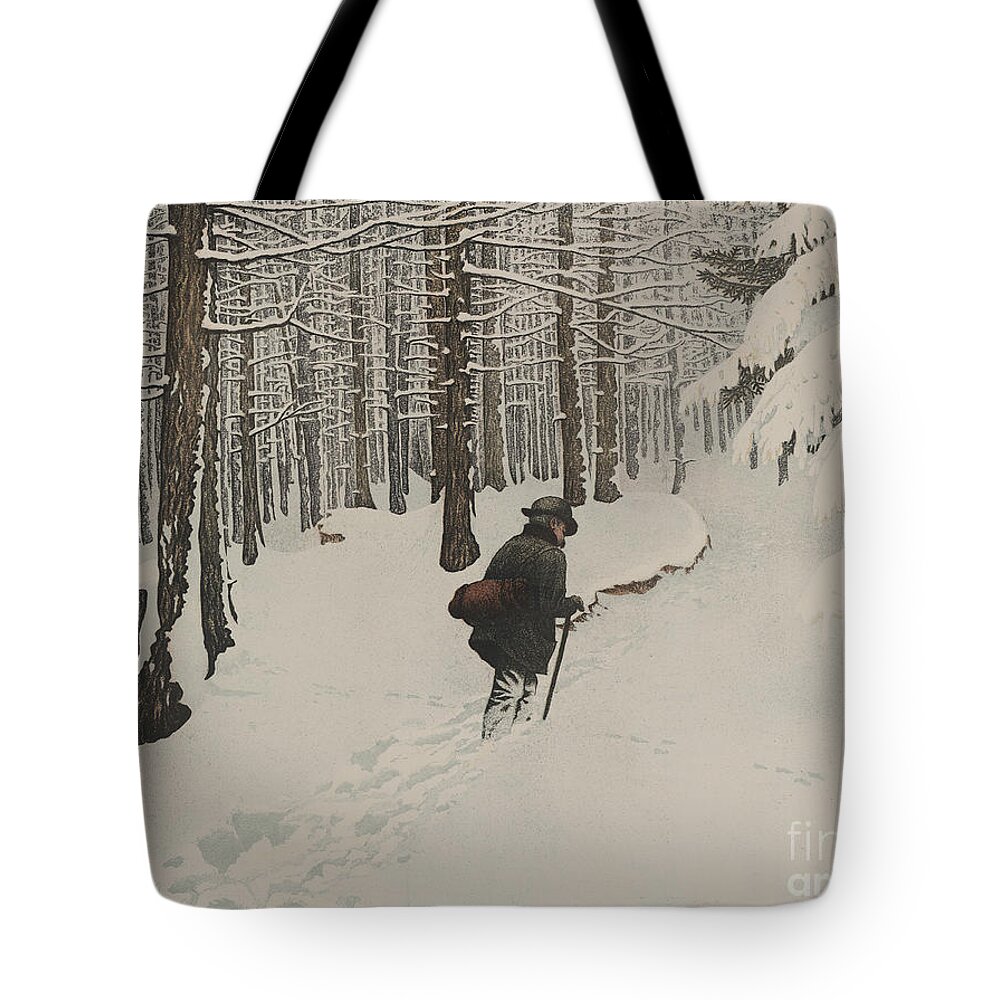 History Tote Bag featuring the photograph Seasons Greetings, Happy Holidays, 1904 by Science Source