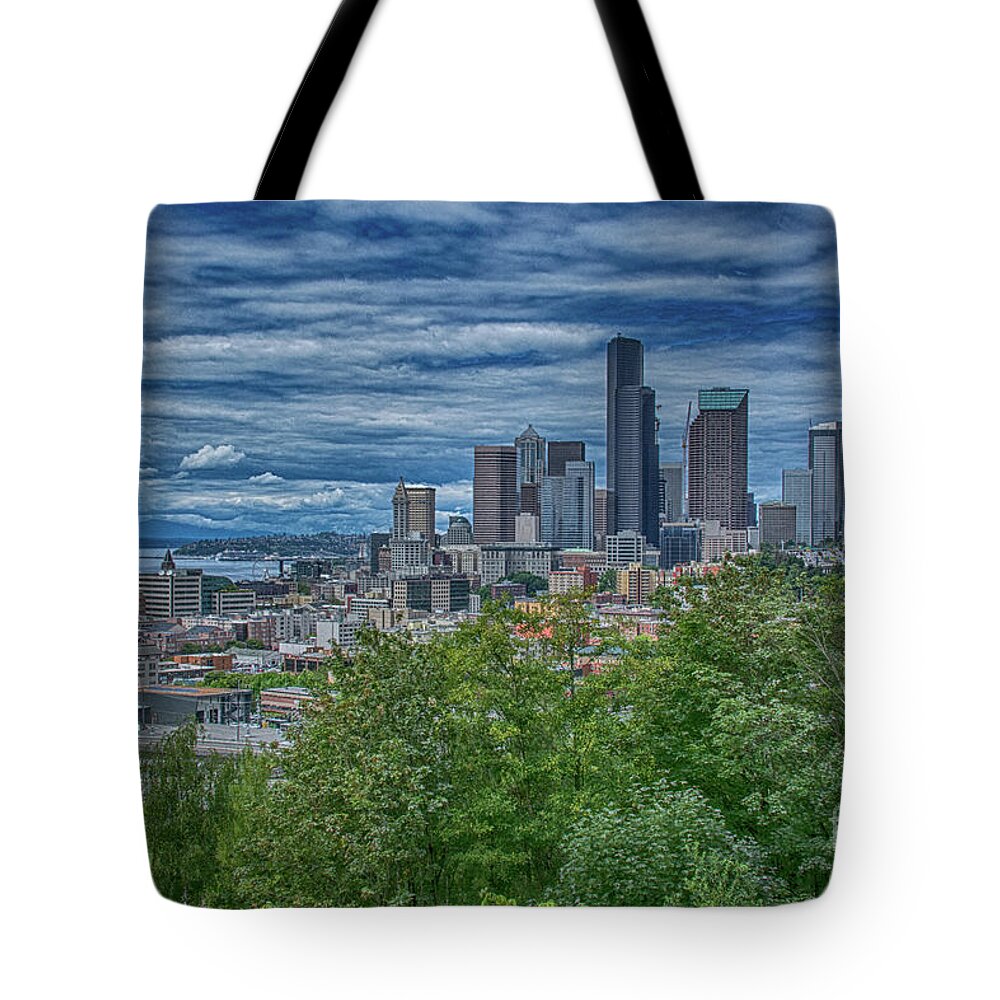 Seattle Tote Bag featuring the photograph Seattle by John Greco
