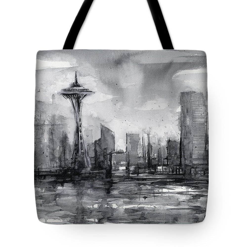 Seattle Waterfront Tote Bags