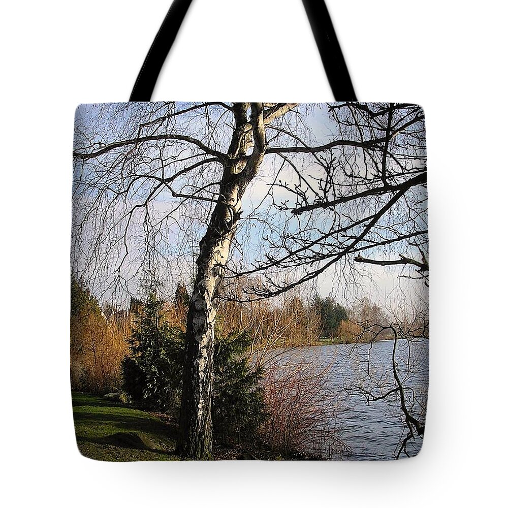 Seattle Tote Bag featuring the photograph Seattle Tree by Kathryn Alexander MA
