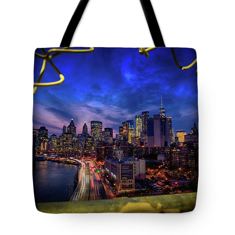 New York City Tote Bag featuring the photograph See the City by Raf Winterpacht