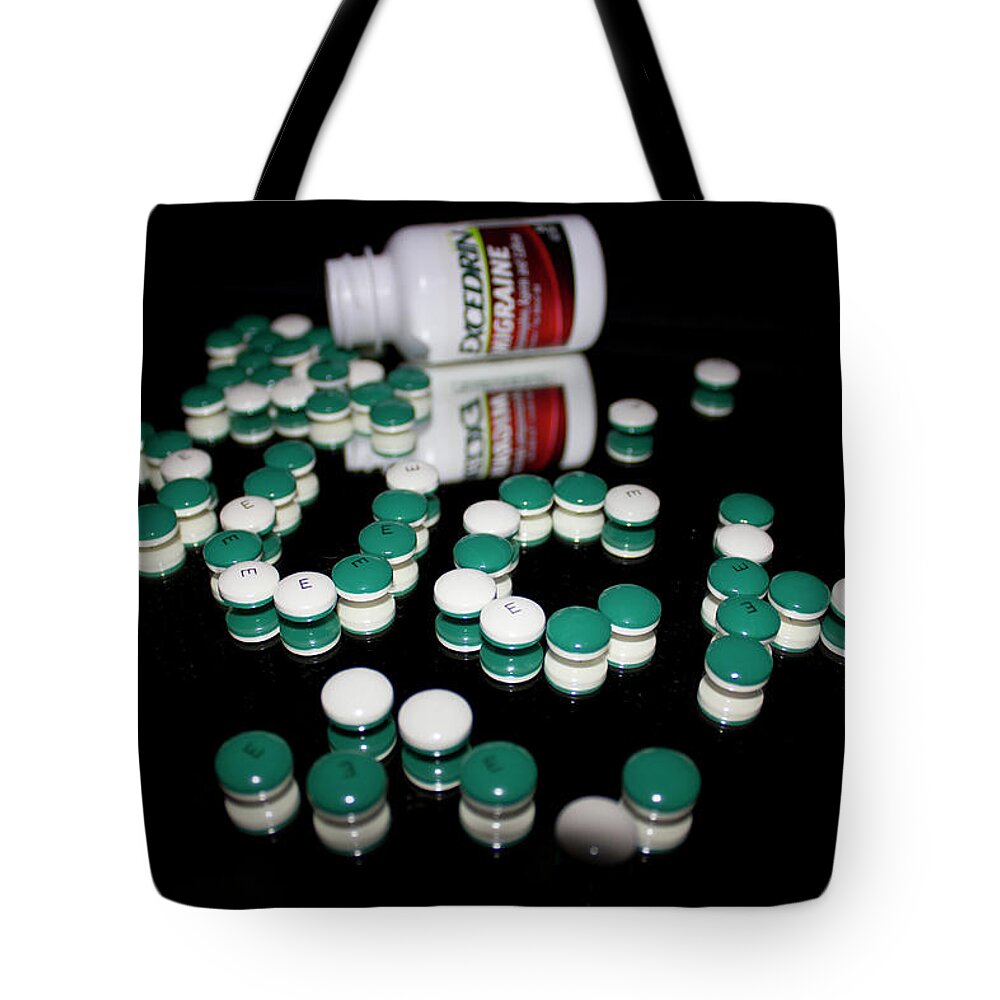 Biology Tote Bag featuring the photograph Seeking Shelter from the OUCH by Shelley Neff