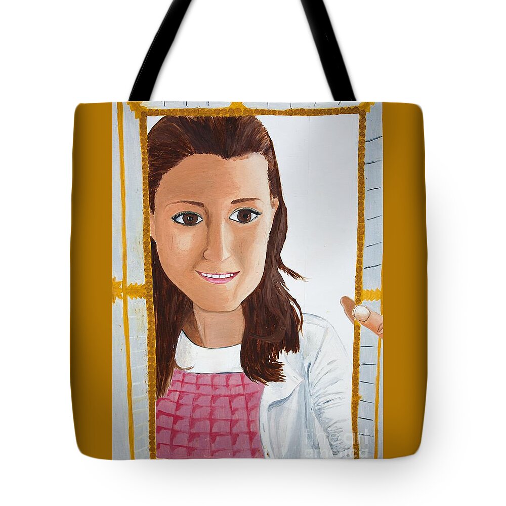 Artist Tote Bag featuring the painting Self Portrait by Doc Braham