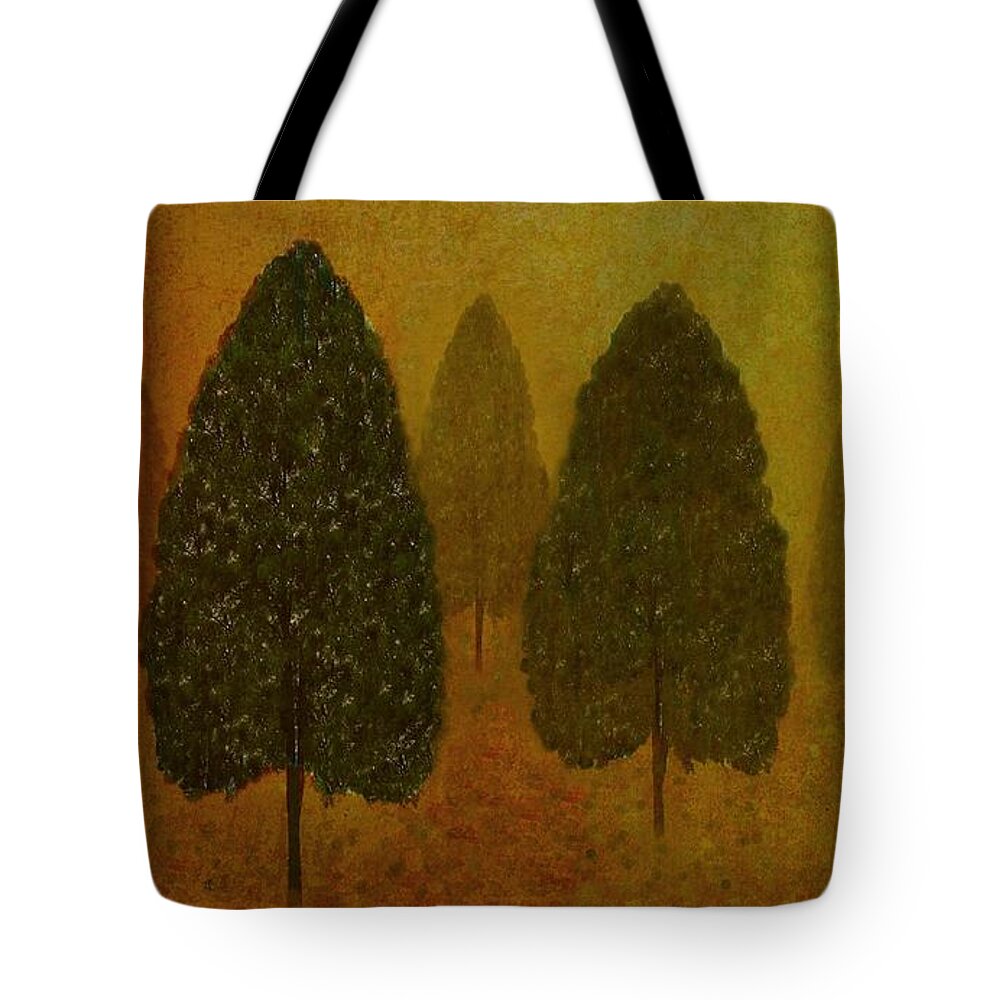 Tree Tote Bag featuring the photograph September Trees by David Dehner