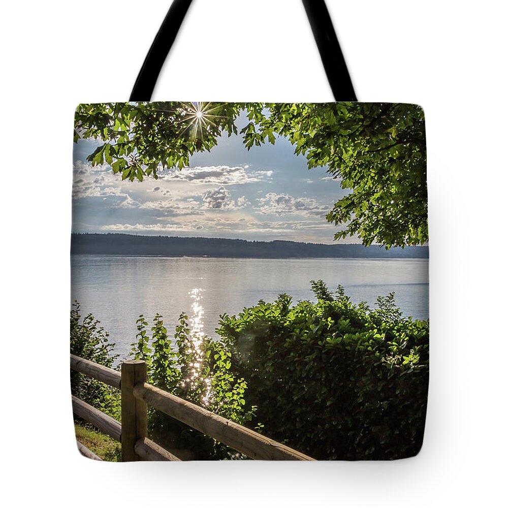 Park Tote Bag featuring the photograph Serenity by Ed Clark