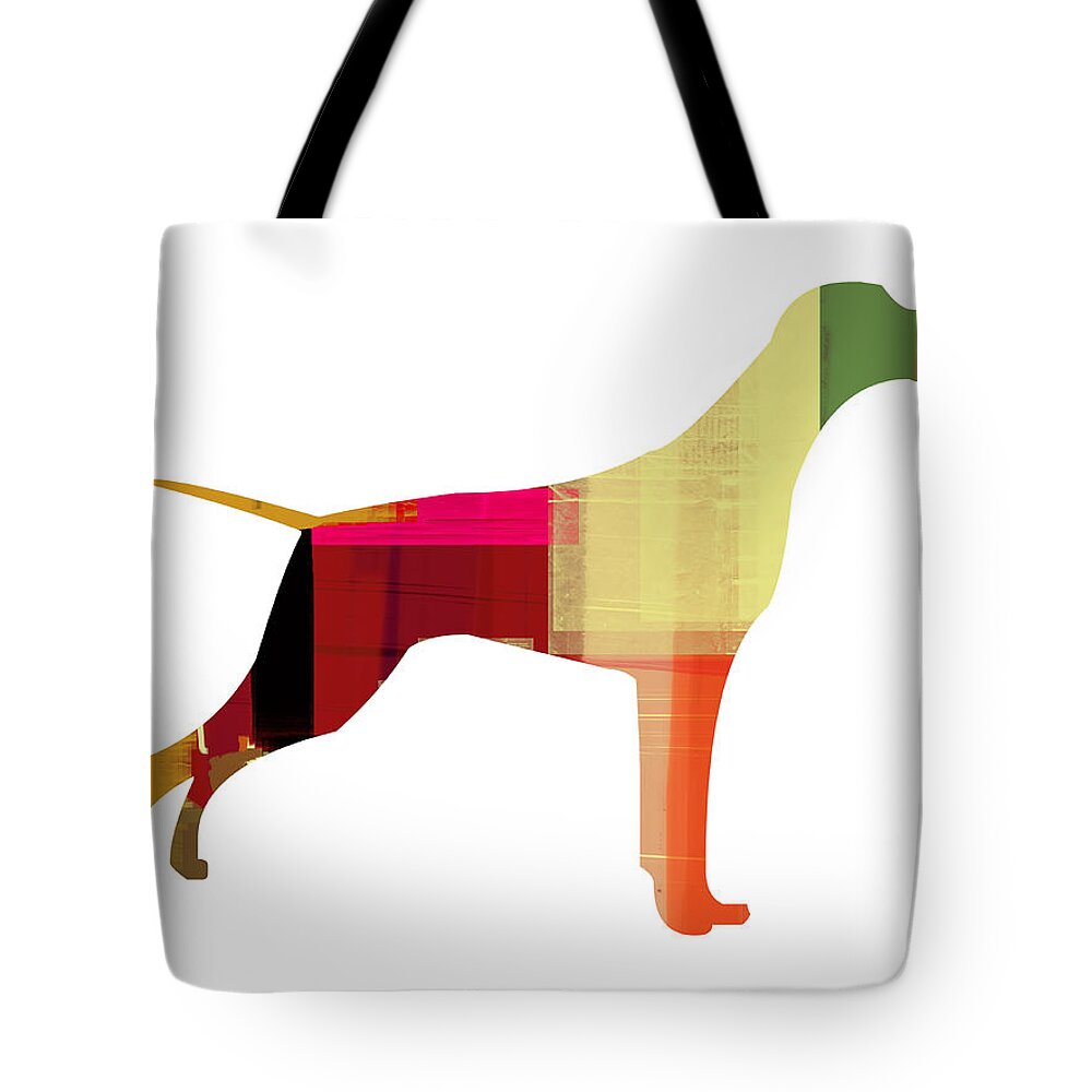 Setter Pointer Tote Bag featuring the painting Setter Pointer by Naxart Studio