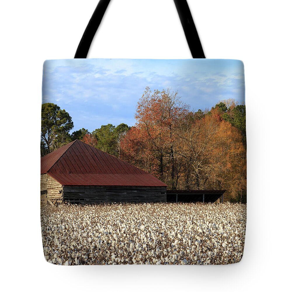 Old Tote Bag featuring the photograph Shack in the Field by Travis Rogers