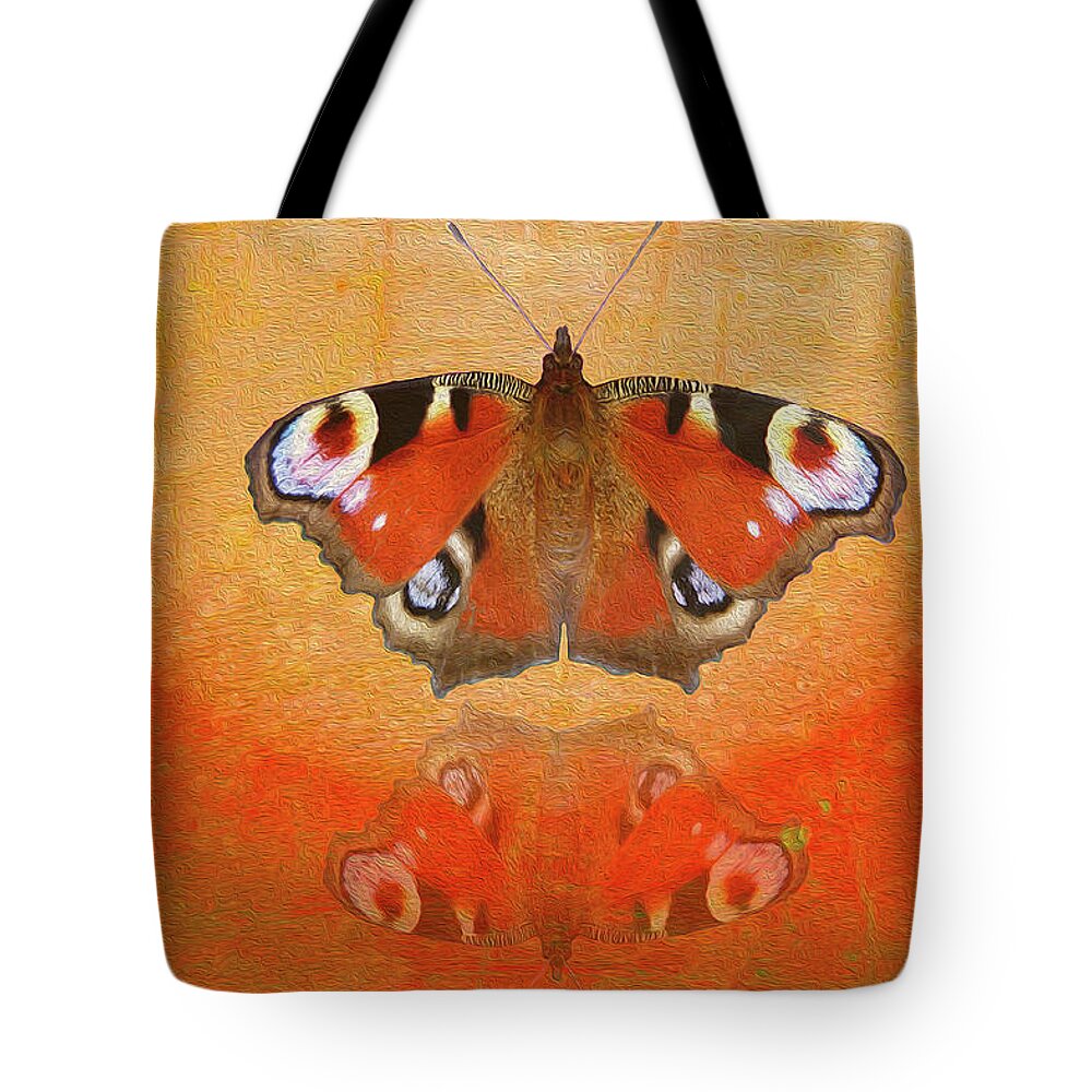 Butterfly Tote Bag featuring the photograph Shadow of Joy by Vanessa Thomas