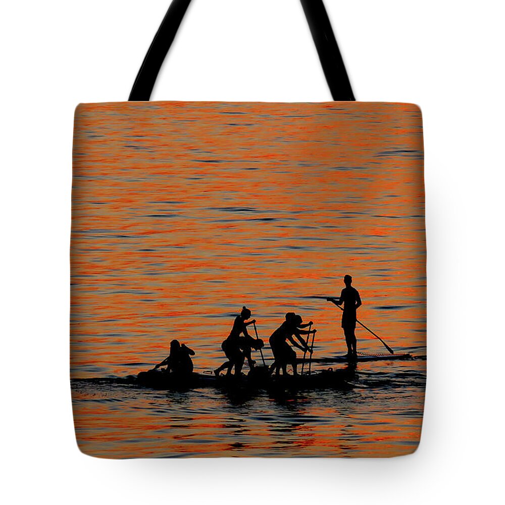 Shadow Play Tote Bag featuring the photograph Shadow Play by Evelyn Tambour