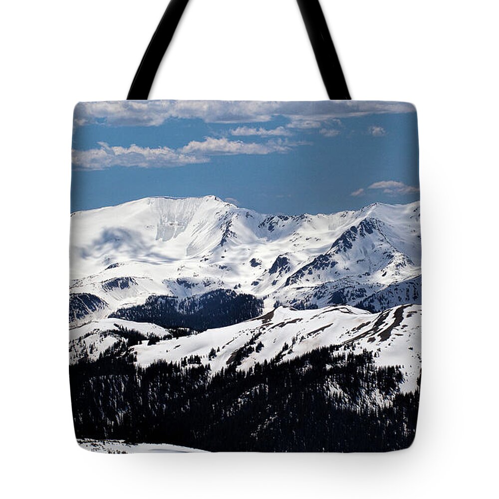 Rmnp Tote Bag featuring the photograph Shadows and Slides by Jim Garrison