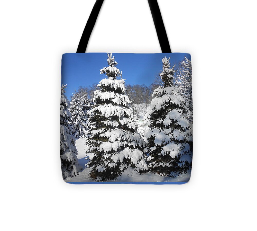 Snow Tote Bag featuring the photograph Shake It Off by Diannah Lynch