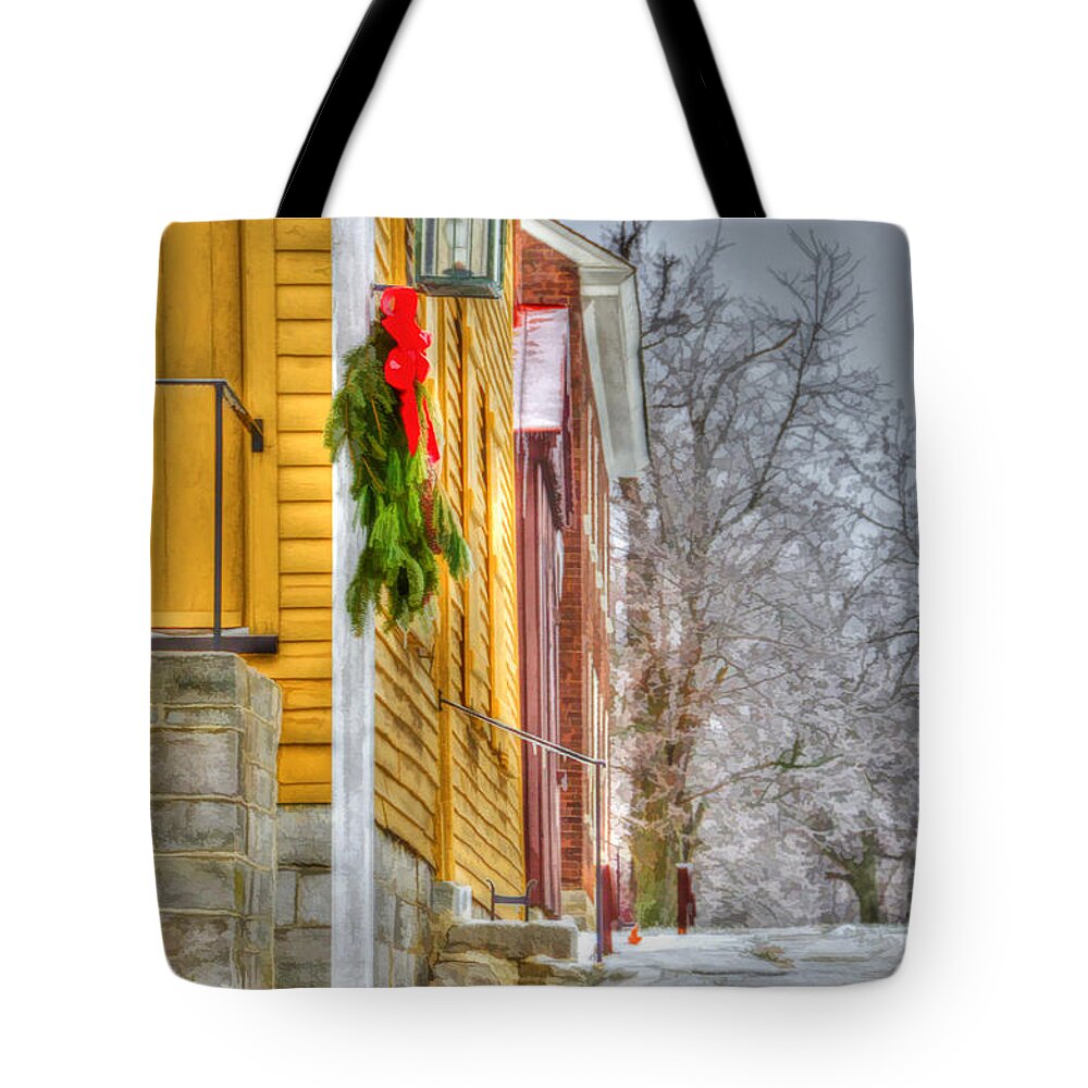 Shaker Tote Bag featuring the photograph Shaker Holiday 1 by Sam Davis Johnson