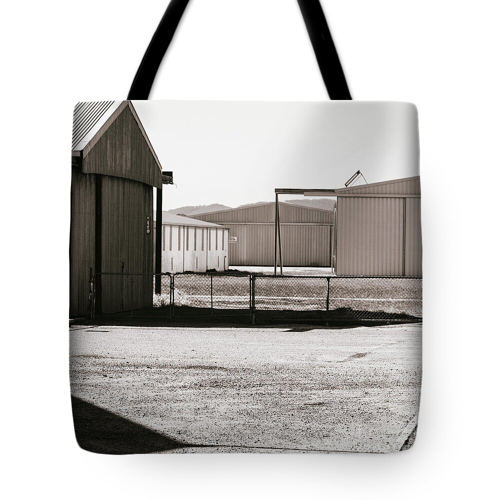 Shed Tote Bag featuring the photograph Shapes and Shadows by Linda Lees