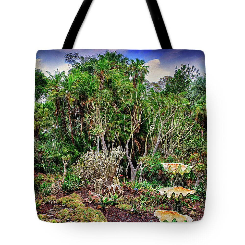 Garden Tote Bag featuring the photograph Shell Garden by Joseph Hollingsworth