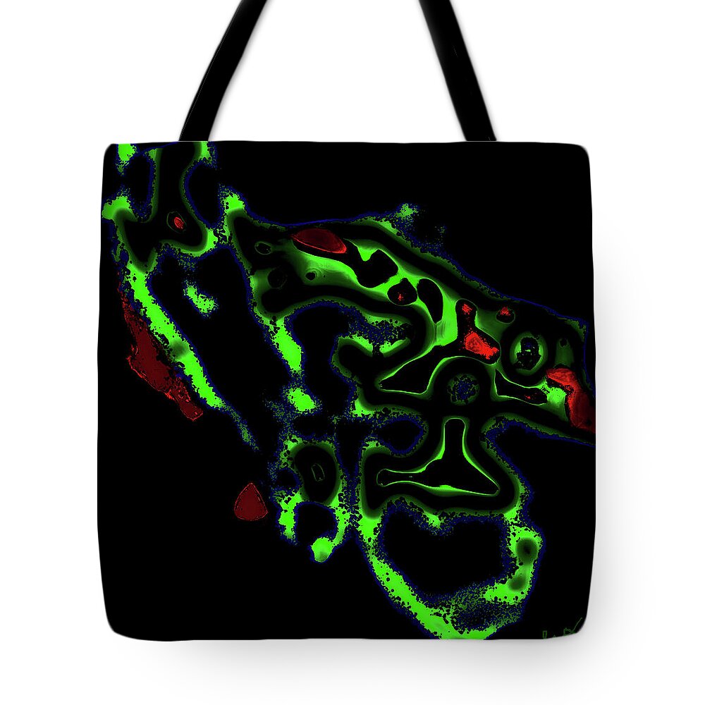 Abstract Shell Tote Bag featuring the photograph Shell We Dance by Gina O'Brien