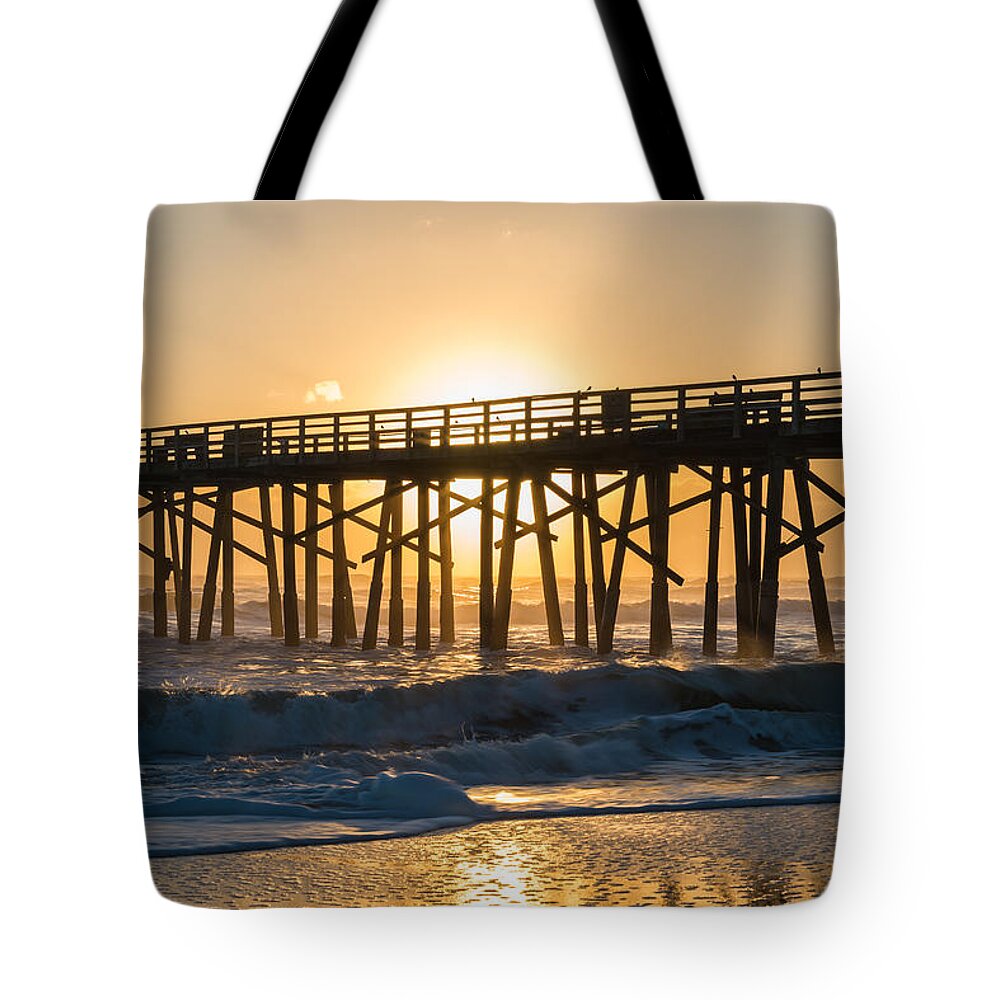 Flagler Beach Tote Bag featuring the photograph Shining Through by Kristopher Schoenleber
