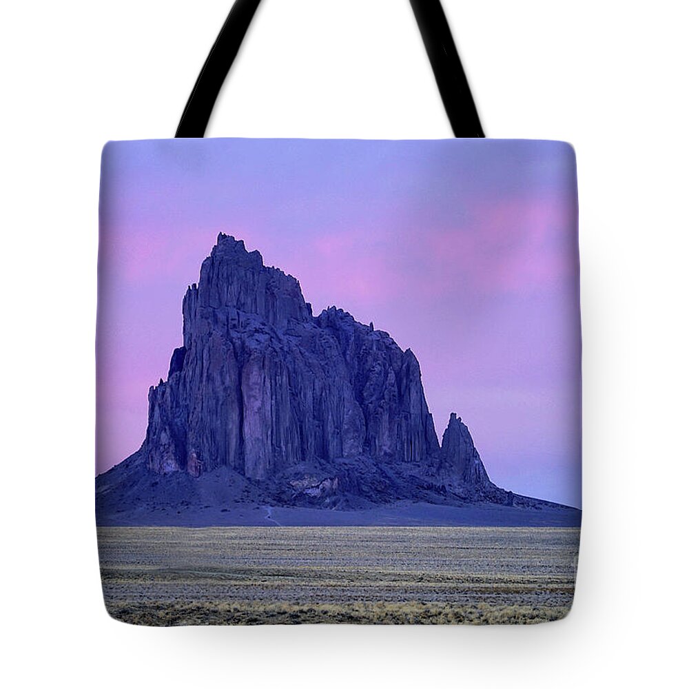 New Mexico Tote Bag featuring the photograph Ship Rock New Mexico by Roxie Crouch