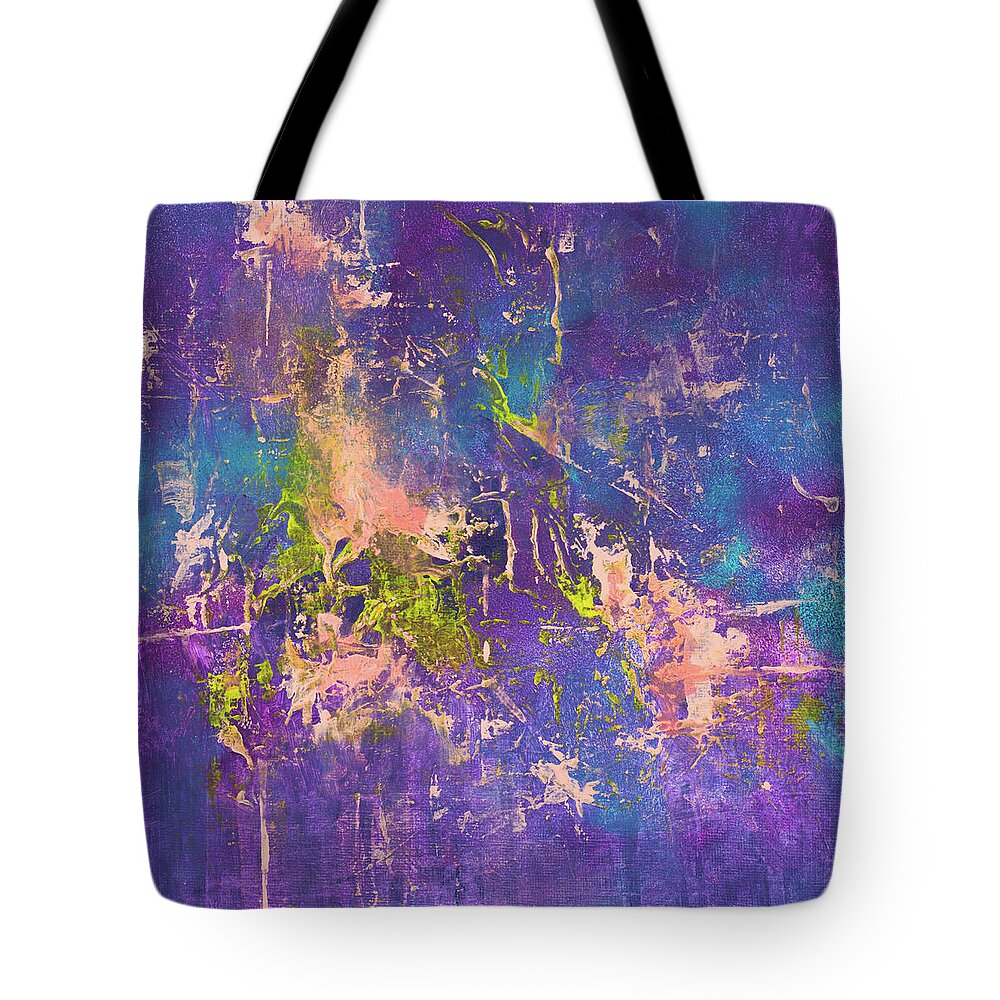 Lee Tote Bag featuring the painting Short Circuit by Lee Beuther