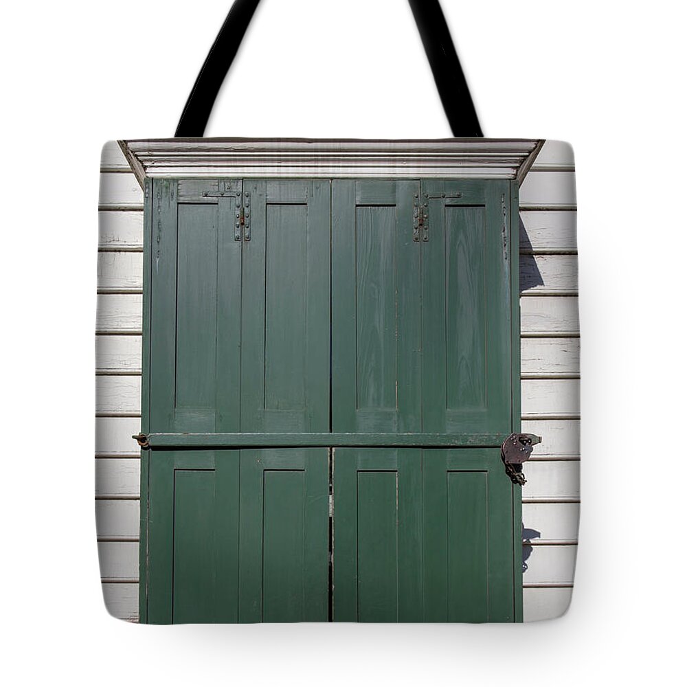 2015 Tote Bag featuring the photograph Shuttered by Teresa Mucha