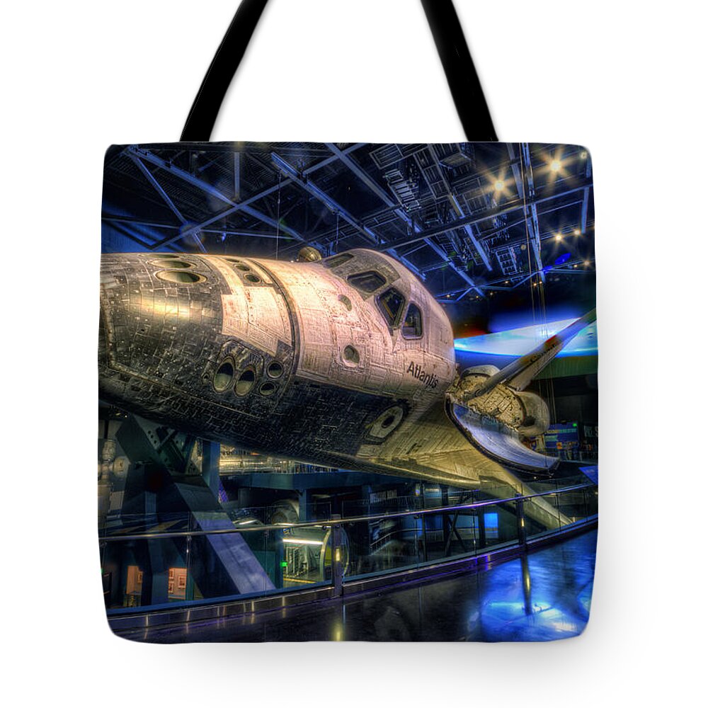 Granger Photography Tote Bag featuring the photograph Shuttle Atlantis by Brad Granger
