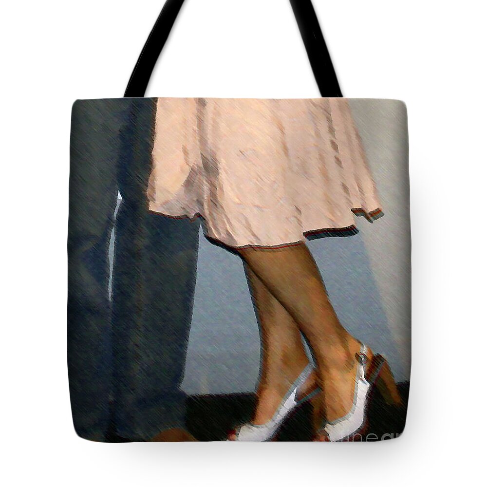 #shoes Tote Bag featuring the digital art Side-Effect by Jacquelinemari